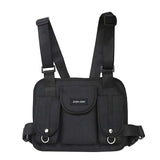 Black Chest Rig Waist Bag