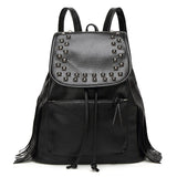 Women PU Leather Backpack
