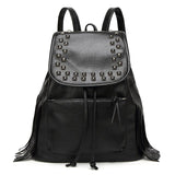 Women PU Leather Backpack