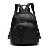 Women Small PU Leather Backpack