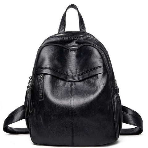 Women Soft PU Leather Backpacks