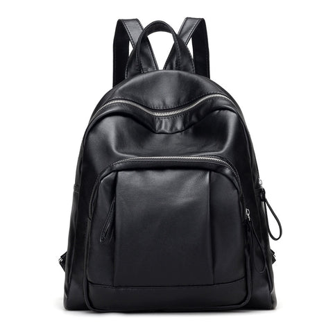 Leather Women Backpack