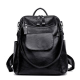 Women PU Leather Backpack